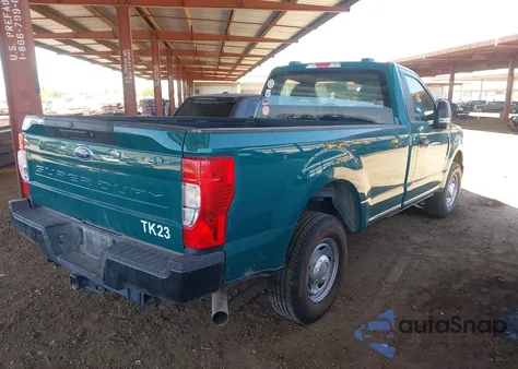 2021 Ford F-250 Xl из США, поврежденный, VIN 1FTBF2A67MEC63116